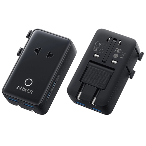 شارژر دیواری انکر مدل Anker 1 Pc 5-in-1 Travel Adapter Black – A9215311