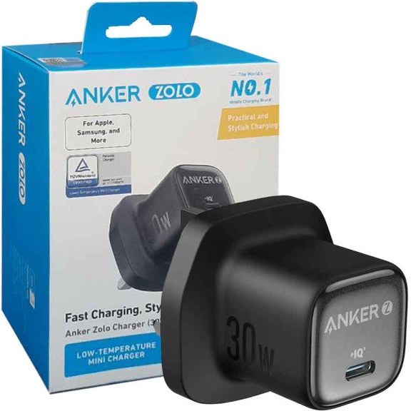 شارژر ۳۰ واتی انکر Anker Zolo USB-C Charger 30W مدل A2698