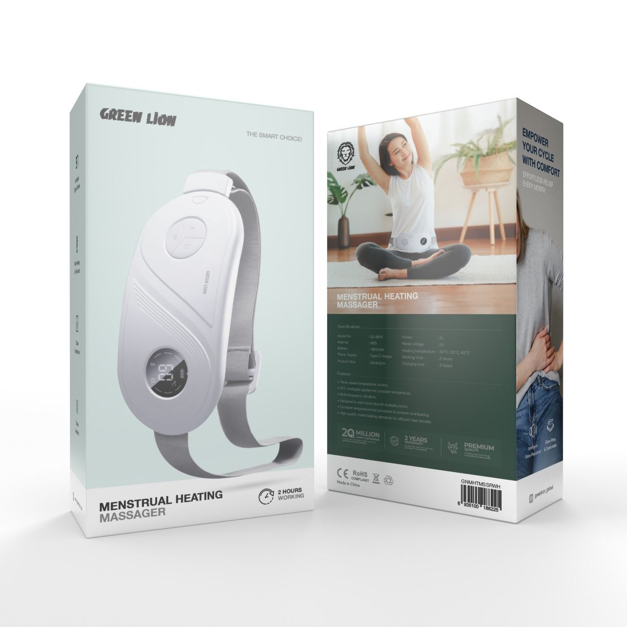 ماساژور گرم‌کننده قاعدگی گرین‌لاین مدل Menstrual Heating اصل