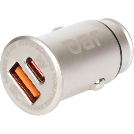 شارژر فندکی PD و فست دو پورت JBQ مدل C482014 48W به همراه کابل شارژ Type-C To lightning